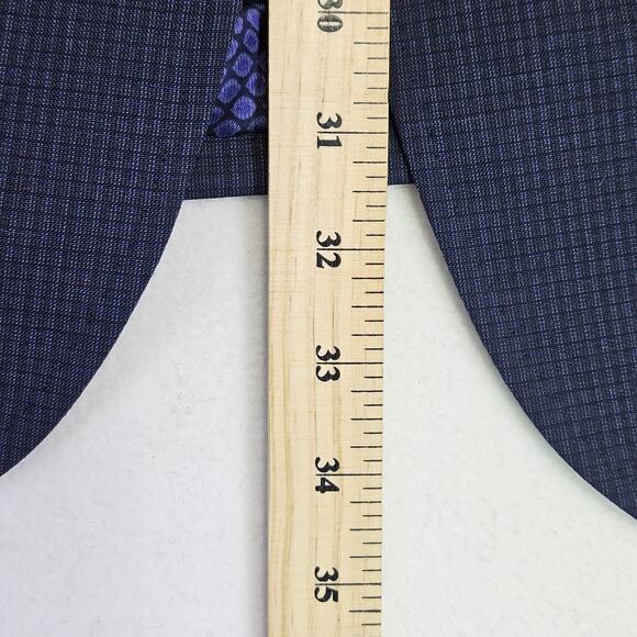 Ted Baker Endurance Blazer Mens 38L Jones CT Suit Jacket Sport Coat Micro Check - Picture 14 of 16